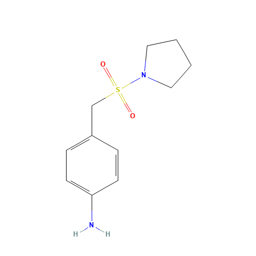 1-[[(4-Aminophenyl)methyl]sulfonyl]-pyrrolidine (CAS: 334981-10-1) - Related Chemical Product
