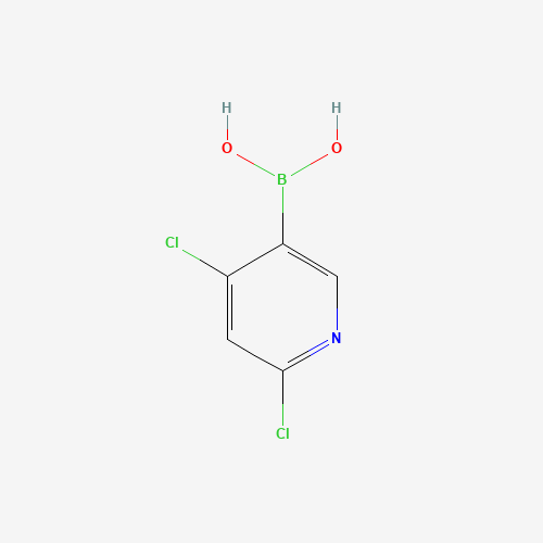b-(4,6-dichloro-3-pyridinyl)boronicacid (CAS: 1070893-11-6) - Related Chemical Product