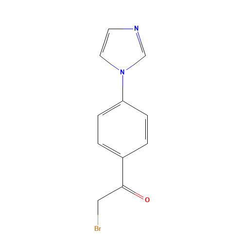 2-BROMO-1-(4-IMIDAZOL-1-YL-PHENYL)-ETHANONE (CAS: 110668-69-4) - Related Chemical Product