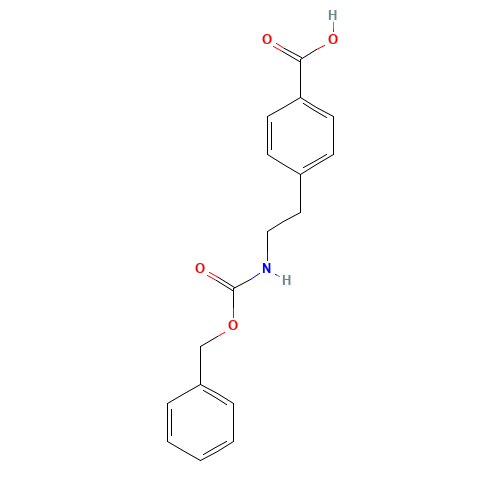 4-(2-CBZ-AMINOETHYL)BENZOIC ACID (CAS: 121632-81-3) - Related Chemical Product