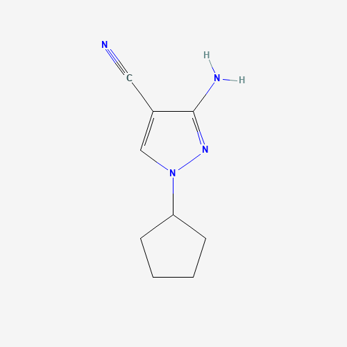 3-AMINO-1-CYCLOPENTYL-1H-PYRAZOLE-4-CARBONITRILE (CAS: 122799-98-8) - Related Chemical Product