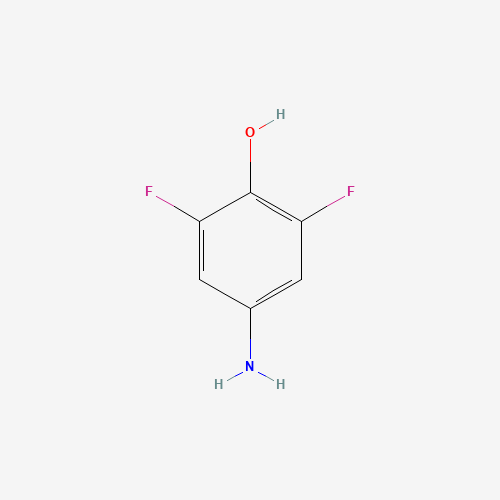 4-Amino-2,6-difluorophenol (CAS: 126058-97-7) - Chemical Structure and Molecular Formula 