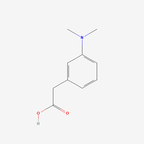 2-(3-(dimethylamino)phenyl)acetic acid (CAS: 132864-53-0) - Chemical Structure and Molecular Formula 