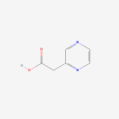 2-PYRAZINE ACETIC ACID (CAS: 140914-89-2) - Chemical Structure and Molecular Formula 