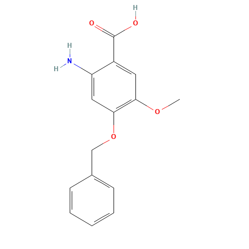 2-AMINO-4-BENZYLOXY-5-METHOXY-BENZOIC ACID (CAS: 155666-33-4) - Related Chemical Product