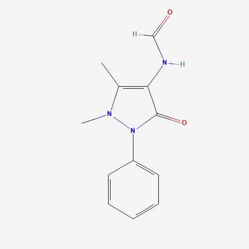 N-(2,3-dihydro-1,5-dimethyl-3-oxo-2-phenyl-1H-pyrazol-4-yl)formamide (CAS: 1672-58-8) - Related Chemical Product