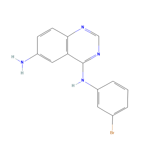 N4-(3-BROMO-PHENYL)-QUINAZOLINE-4,6-DIAMINE (CAS: 169205-78-1) - Related Chemical Product