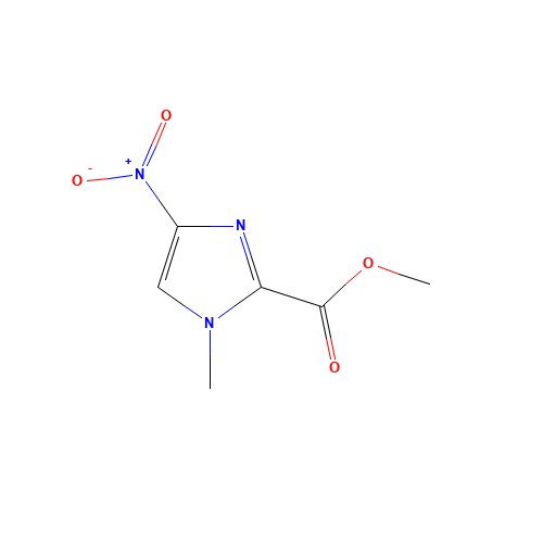 METHYL 1-METHYL-4-NITRO-1H-IMIDAZOLE-2-CARBOXYLATE (CAS: 169770-25-6) - Chemical Structure and Molecular Formula 