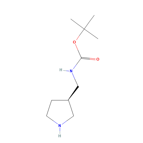 Carbamic acid,[(3R)-3-pyrrolidinylmethyl]-,1,1-dimethylethyl ester (9CI) (CAS: 173340-25-5) - Related Chemical Product