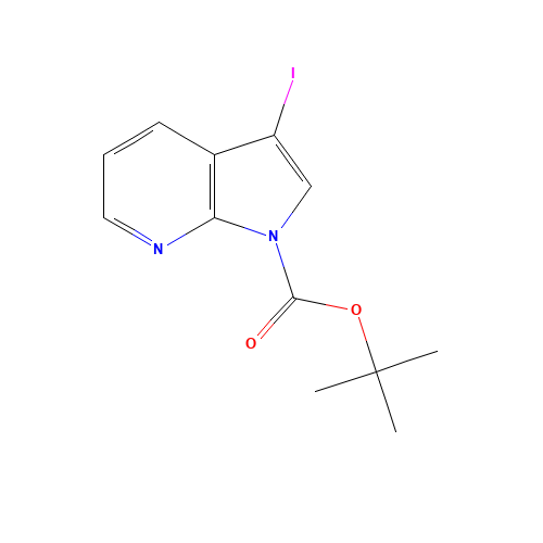3-IODO-PYRROLO[2,3-B]PYRIDINE-1-CARBOXYLIC ACID TERT-BUTYL ESTER (CAS: 192189-18-7) - Related Chemical Product
