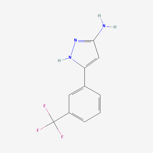 5-(3-TRIFLUOROMETHYL-PHENYL)-2H-PYRAZOL-3-YLAMINE (CAS: 209224-91-9) - Related Chemical Product