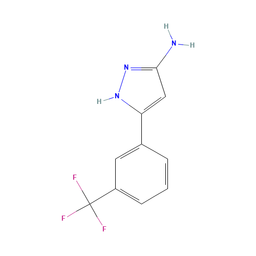 5-(3-TRIFLUOROMETHYL-PHENYL)-2H-PYRAZOL-3-YLAMINE (CAS: 209224-91-9) - Related Chemical Product