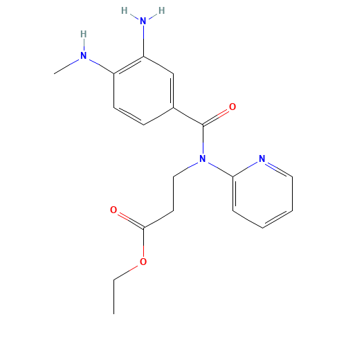 3-[(3-AMINO-4-METHYLAMINO-BENZOYL)-PYRIDIN-2-YL-AMINO]-PROPIONIC ACID ETHYL ESTER (CAS: 212322-56-0) - Related Chemical Product