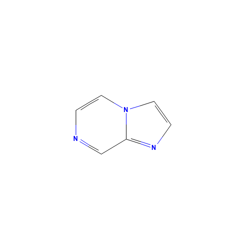 IMIDAZO[1,2-A]PYRAZINE (CAS: 274-79-3) - Chemical Structure and Molecular Formula 