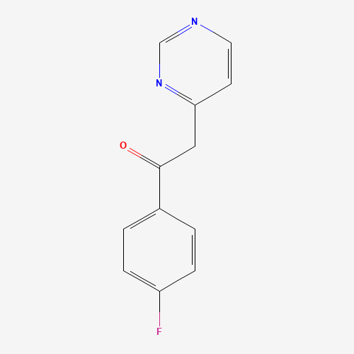 1-(4-FLUORO-PHENYL)-2-PYRIMIDIN-4-YL-ETHANONE (CAS: 36827-98-2) - Related Chemical Product