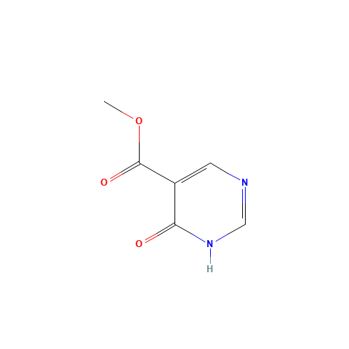 4-HYDROXY-PYRIMIDINE-5-CARBOXYLIC ACID METHYL ESTER (CAS: 4774-35-0) - Chemical Structure and Molecular Formula 
