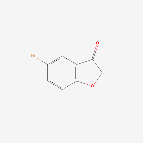 3(2H)-BENZOFURANONE,6-BROMO- (CAS: 54450-20-3) - Chemical Structure and Molecular Formula 
