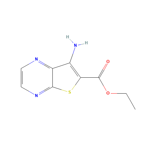 ETHYL 7-AMINOTHIENO[2,3-B]PYRAZINE-6-CARBOXYLATE (CAS: 56881-21-1) - Related Chemical Product