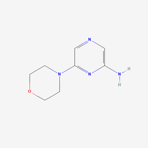 6-(4-MORPHOLINYL)PYRAZINAMINE (CAS: 717847-03-5) - Chemical Structure and Molecular Formula 