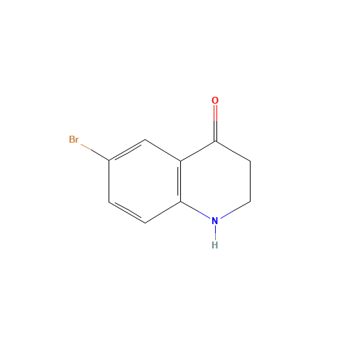 6-Bromo-2,3-Dihydroquinolin-4(1H)-One (CAS: 76228-06-3) - Chemical Structure and Molecular Formula 