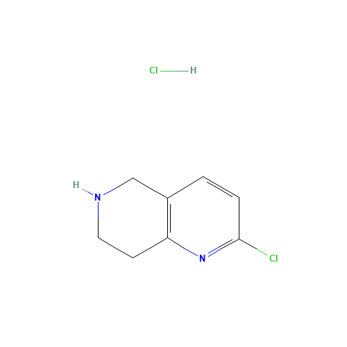 2-CHLORO-5,6,7,8-TETRAHYDRO-1,6-NAPHTHYRIDINE HYDROCHLORIDE (CAS: 766545-20-4) - Related Chemical Product