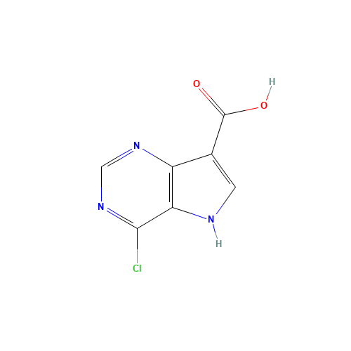 4-chloro-5H-pyrrolo[3,2-d]pyrimidine-7-carboxylic acid (CAS: 853058-43-2) - Related Chemical Product