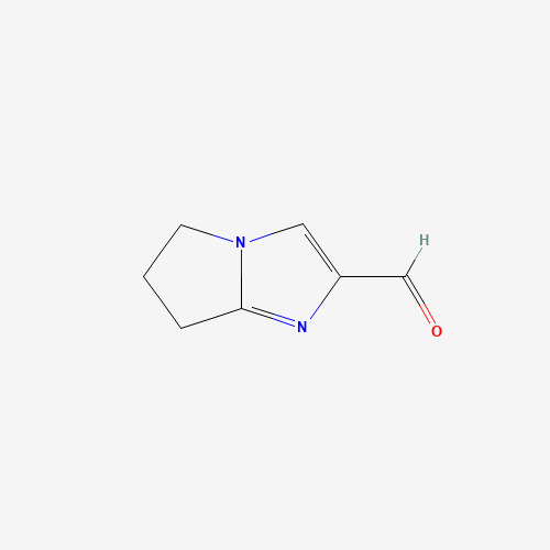 5H-Pyrrolo[1,2-a]imidazole-2-carboxaldehyde,6,7-dihydro-(9CI) (CAS: 623564-38-5) - Chemical Structure and Molecular Formula 