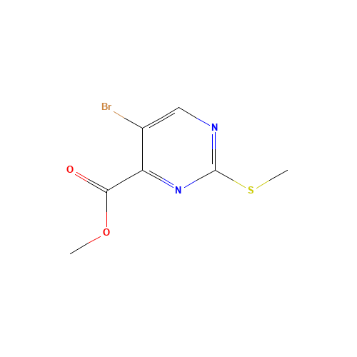 METHYL 5-BROMO-2-(METHYLSULFANYL)-4-PYRIMIDINECARBOXYLATE,97 (CAS: 50593-91-4) - Related Chemical Product