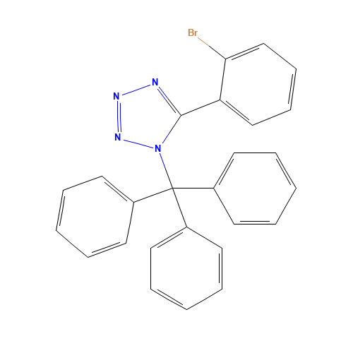 5-(2-Bromophenyl)-1-(triphenylmethyl)-1H-tetrazole (CAS: 143945-72-6) - Related Chemical Product