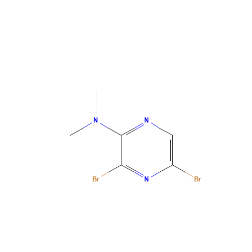 3,5-DIBROMO-N,N-DIMETHYLPYRAZINAMINE (CAS: 84539-07-1) - Related Chemical Product