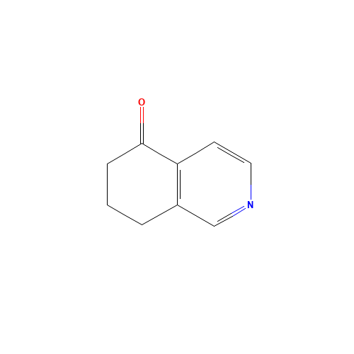 7,8-DIHYDROISOQUINOLIN-5(6H)-ONE (CAS: 21917-86-2) - Chemical Structure and Molecular Formula 