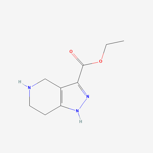 1H-Pyrazolo[4,3-c]pyridine-3-carboxylic acid,4,5,6,7-tetrahydro-,ethyl ester (CAS: 926926-62-7) - Related Chemical Product