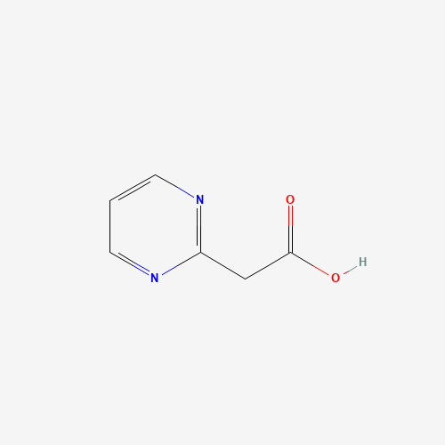 2-PYRIMIDINEACETIC ACID (CAS: 66621-73-6) - Chemical Structure and Molecular Formula 