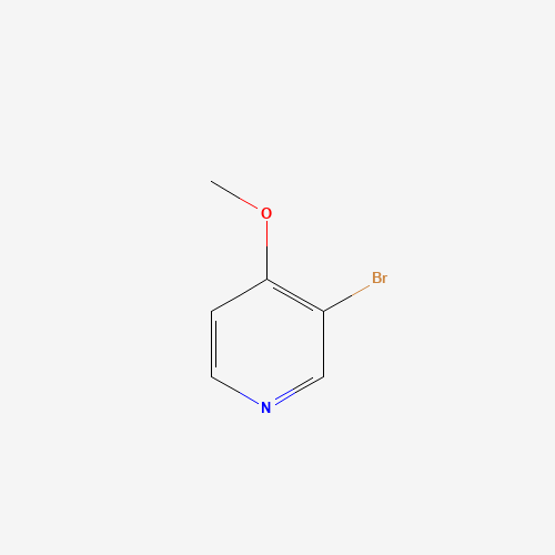 3-BROMO-4-METHOXY-PYRIDINE (CAS: 82257-09-8) - Chemical Structure and Molecular Formula 