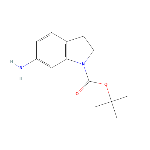 6-AMINO-2,3-DIHYDRO-INDOLE-1-CARBOXYLIC ACID TERT-BUTYL ESTER (CAS: 129488-00-2) - Related Chemical Product