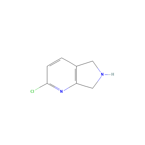 2-chloro-6,7-dihydro-5H-pyrrolo[3,4-b]pyridine (CAS: 810668-57-6) - Related Chemical Product