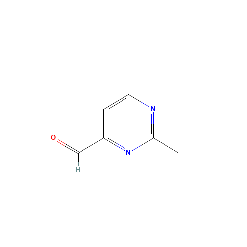 2-Methylpyrimidine-4-carboxaldehyde (CAS: 1004-17-7) - Chemical Structure and Molecular Formula 