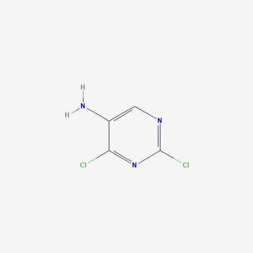 2,4-Dichloro-5-aminopyrimidine (CAS: 5177-27-5) - Chemical Structure and Molecular Formula 