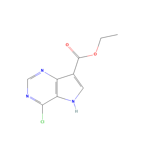 ETHYL 4-CHLORO-5H-PYRROLO[3,2-D]PYRIMIDINE-7-CARBOXYLATE (CAS: 853058-42-1) - Related Chemical Product