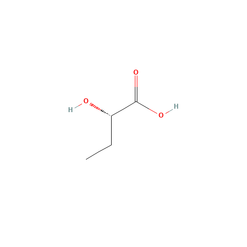 (S)-2-HYDROXYBUTYRIC ACID (CAS: 3347-90-8) - Chemical Structure and Molecular Formula 