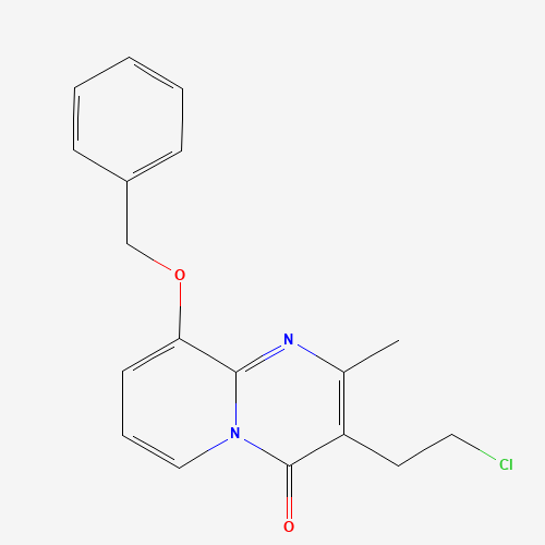 9-Benxyloxy-3-(2-Chloro ethyl)-2-methyl pyrido[1,2-a]pyrimidine-4-one (CAS: 147687-17-0) - Related Chemical Product
