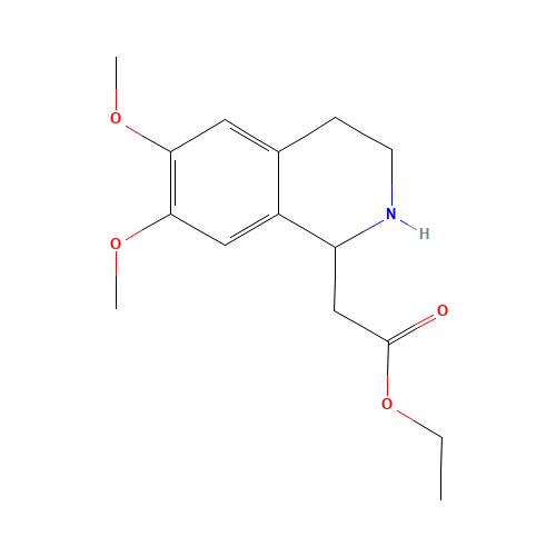 1-Isoquinolineacetic acid,1,2,3,4-tetrahydro-6,7-dimethoxy-,ethyl ester (CAS: 14028-68-3) - Related Chemical Product