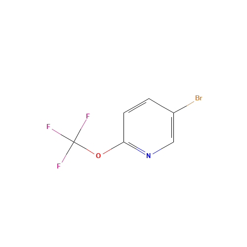 5-BROMO-2-TRIFLUOROMETHOXY-PYRIDINE (CAS: 886371-77-3) - Chemical Structure and Molecular Formula 