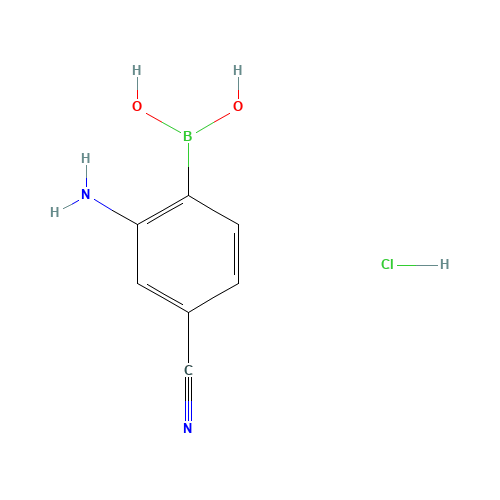 (2-AMINO-4-CYANO)BENZENEBORONIC ACID,HYDROCHLORIDE (CAS: 850568-47-7) - Related Chemical Product