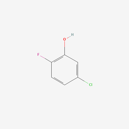 Phenol,5-chloro-2-fluoro-(9CI) (CAS: 186589-76-4) - Chemical Structure and Molecular Formula 