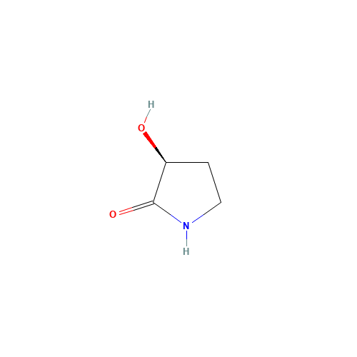 (S)-3-HYDROXY-PYRROLIDIN-2-ONE (CAS: 34368-52-0) - Chemical Structure and Molecular Formula 