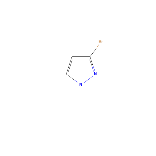 1H-Pyrazole,3-bromo-1-methyl-(9CI) (CAS: 151049-87-5) - Chemical Structure and Molecular Formula 