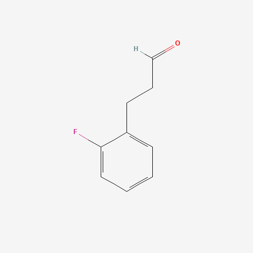 3-(2-FLUORO-PHENYL)-PROPIONALDEHYDE (CAS: 175143-93-8) - Chemical Structure and Molecular Formula 