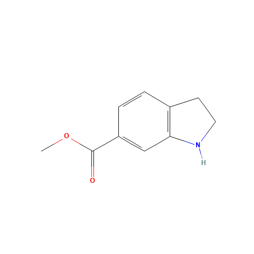 2,3-DIHYDRO-1H-INDOLE-6-CARBOXYLIC ACID METHYL ESTER HYDROCHLORIDE (CAS: 341988-36-1) - Related Chemical Product