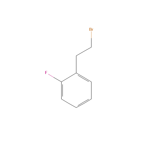 2-FLUOROPHENETHYL BROMIDE (CAS: 91319-54-9) - Chemical Structure and Molecular Formula 